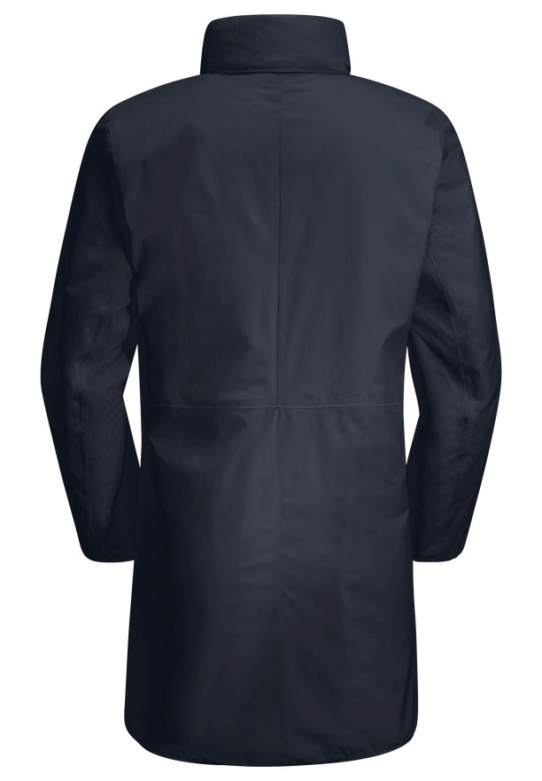 Navy Women Jack Wolfskin Textor Coats | 59208428