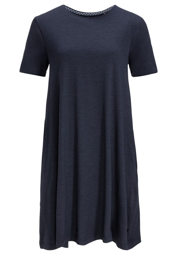 Navy Women Jack Wolfskin Travel Dress | 13959547