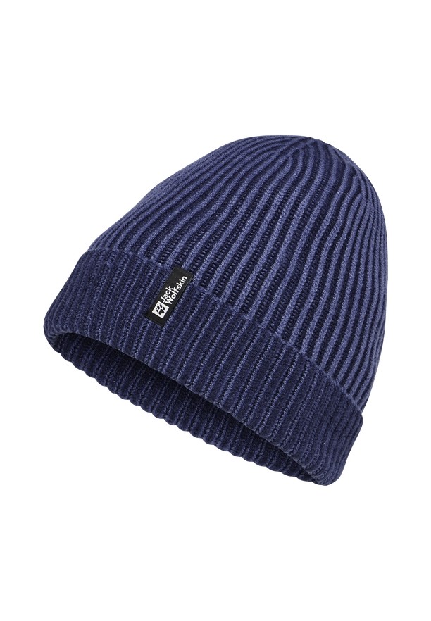 Navy Women Jack Wolfskin Vybrant Beanie | 90247195