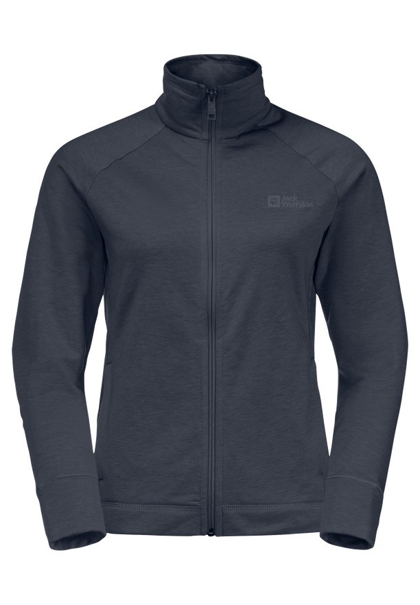 Navy Women Jack Wolfskin Waldsee Fleece Jackets | 83388059