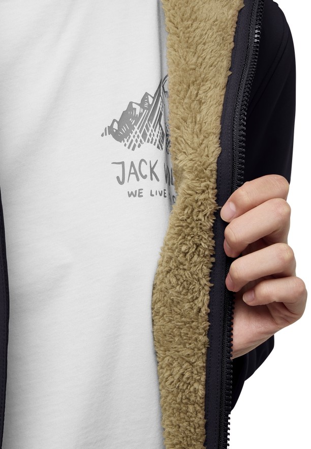 Navy Women Jack Wolfskin Windland Softshell Jackets | 51776405