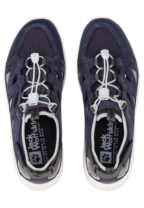 Navy Women Jack Wolfskin Woodland 2 Hybrid Low Hiking Shoes | 39948115