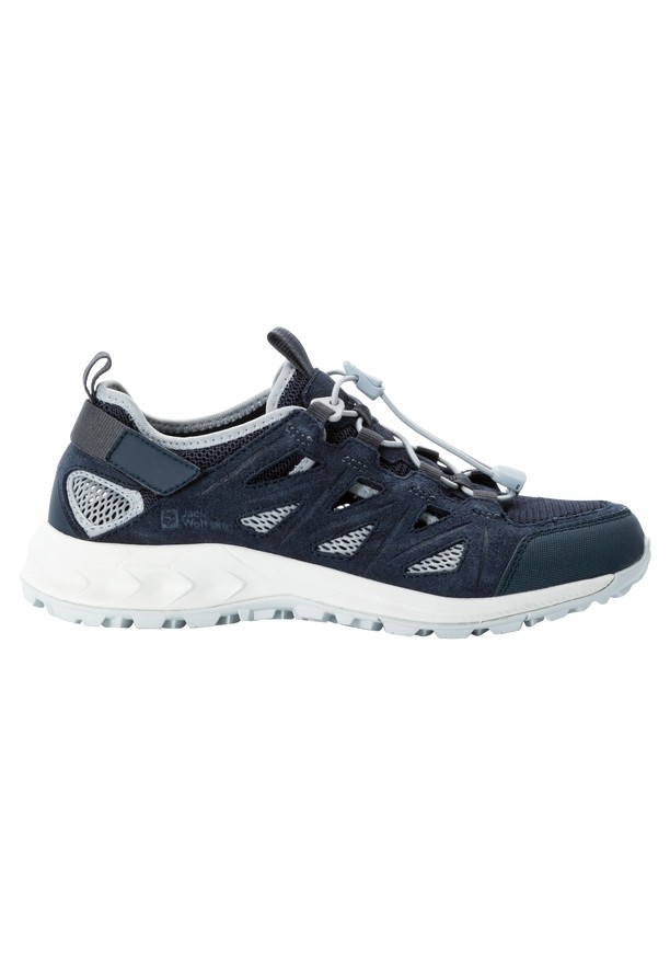 Navy Women Jack Wolfskin Woodland 2 Hybrid Low Hiking Shoes | 39948115