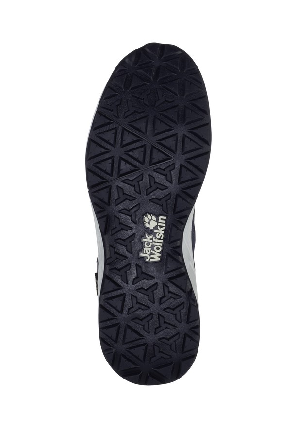 Navy Women Jack Wolfskin Woodland 2 Texapore Mid Hiking Shoes | 70919414