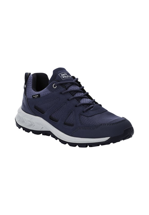 Navy Women Jack Wolfskin Woodland 2 Texapore Low Hiking Shoes | 66771215