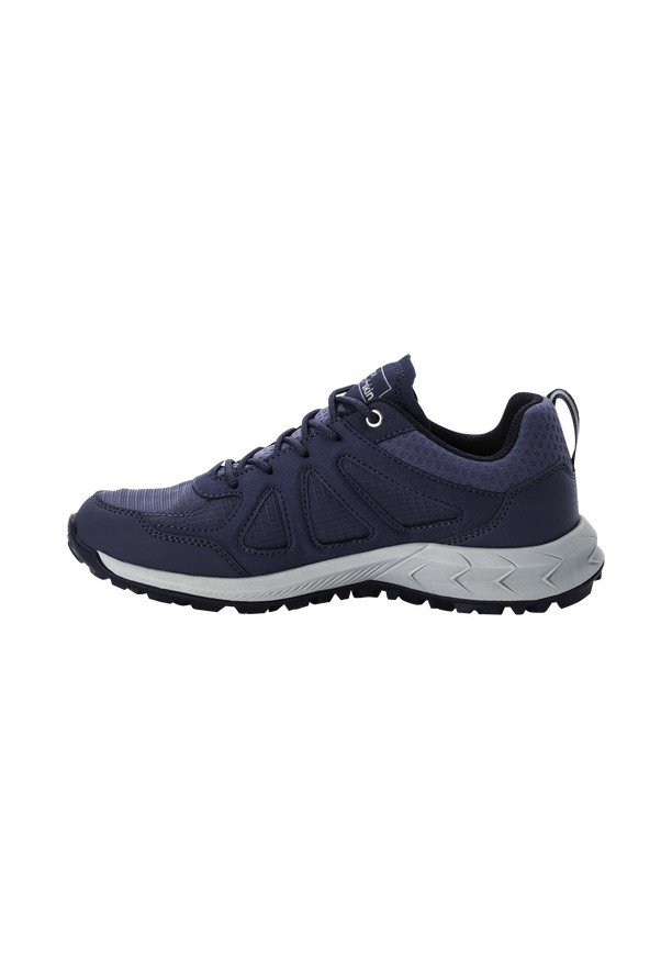 Navy Women Jack Wolfskin Woodland 2 Texapore Low Hiking Shoes | 66771215