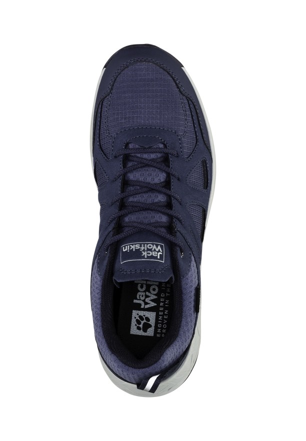 Navy Women Jack Wolfskin Woodland 2 Texapore Low Hiking Shoes | 66771215