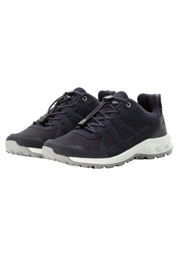 Navy Women Jack Wolfskin Woodland 2 Vent Low Hiking Shoes | 20620671