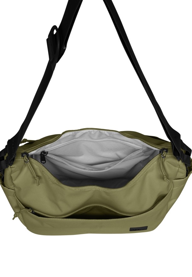 Olive Men Jack Wolfskin Burgweg Shoulder Bags | 56472192