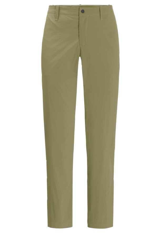 Olive Men Jack Wolfskin Desert Pants | 28521002