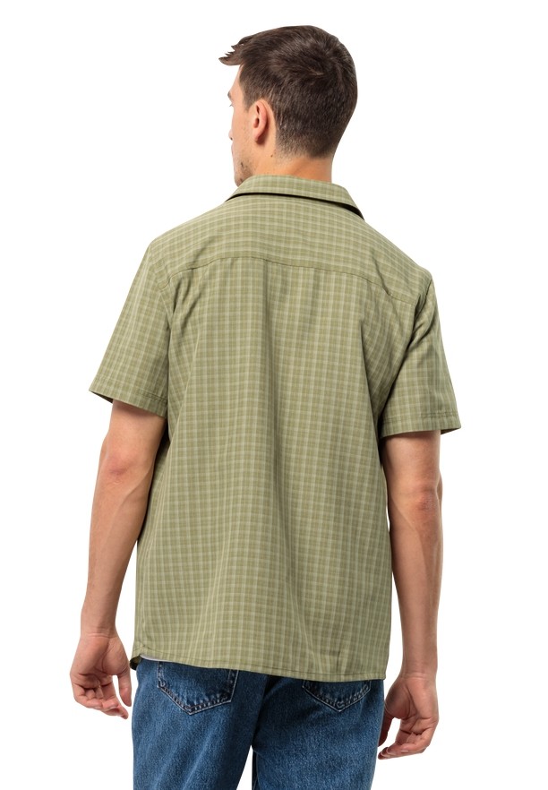Olive Men Jack Wolfskin El Dorado Shirts | 73056427