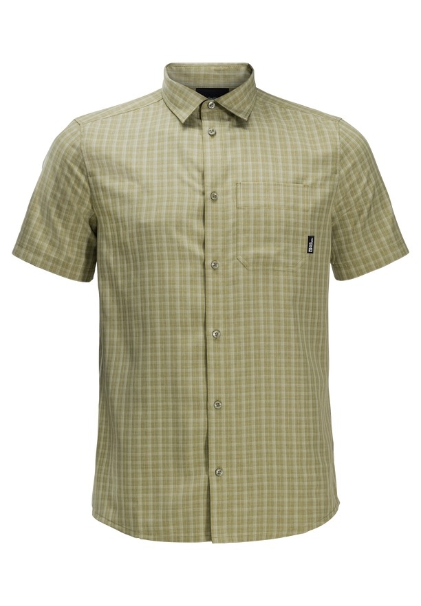 Olive Men Jack Wolfskin El Dorado Shirts | 73056427