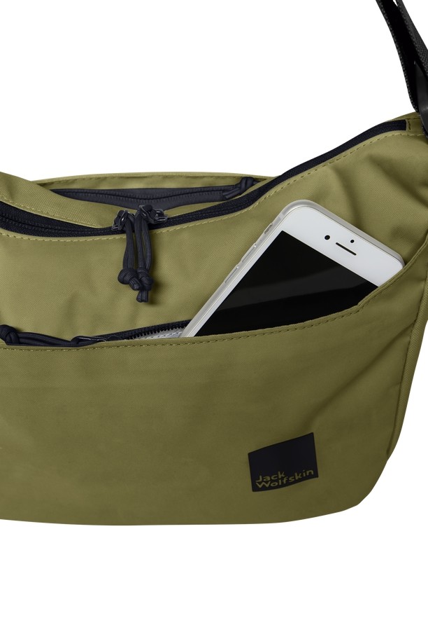 Olive Men Jack Wolfskin Honigberg Shoulder Bags | 58978393