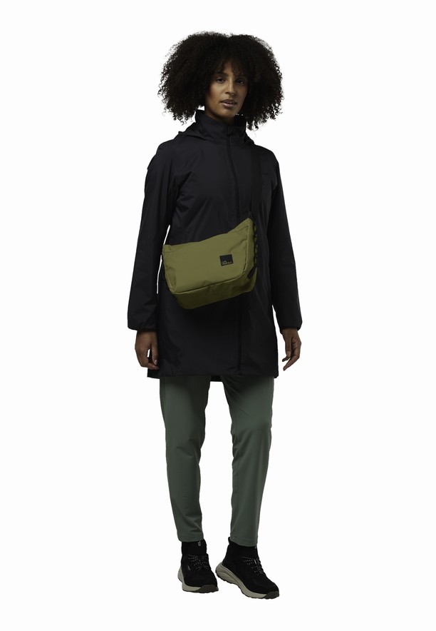 Olive Men Jack Wolfskin Honigberg Shoulder Bags | 58978393