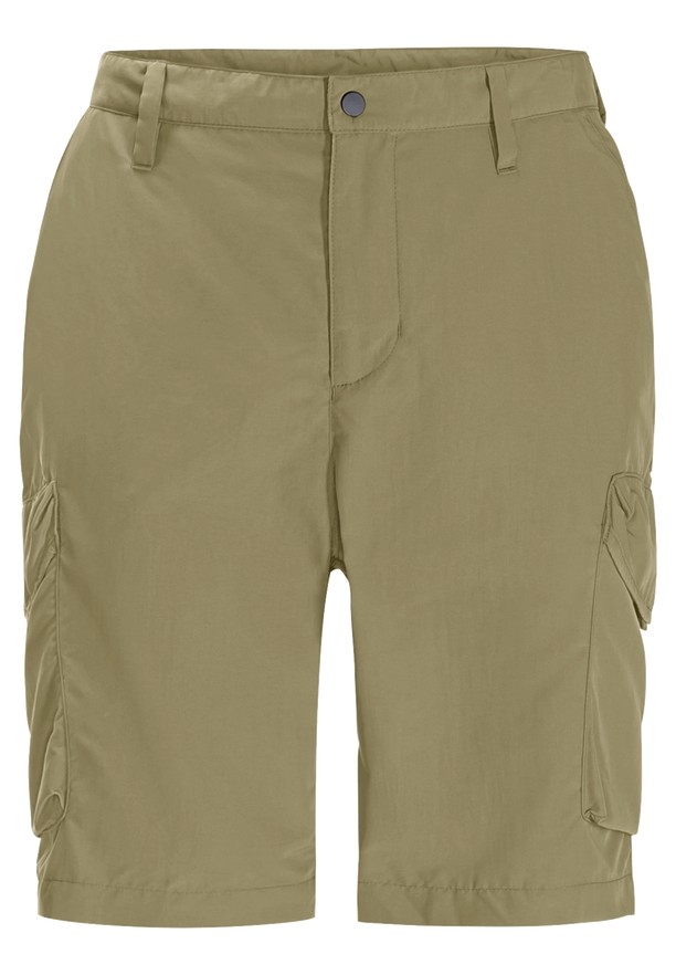 Olive Men Jack Wolfskin Kalahari Cargo Shorts | 21364167