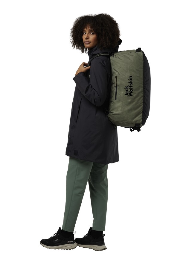 Olive Men Jack Wolfskin Traveltopia 45 Duffle Bags | 74139296