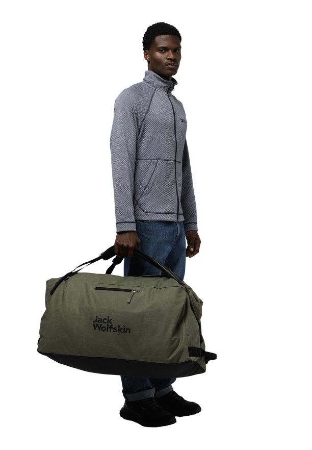Olive Men Jack Wolfskin Traveltopia 85 Duffle Bags | 38263800