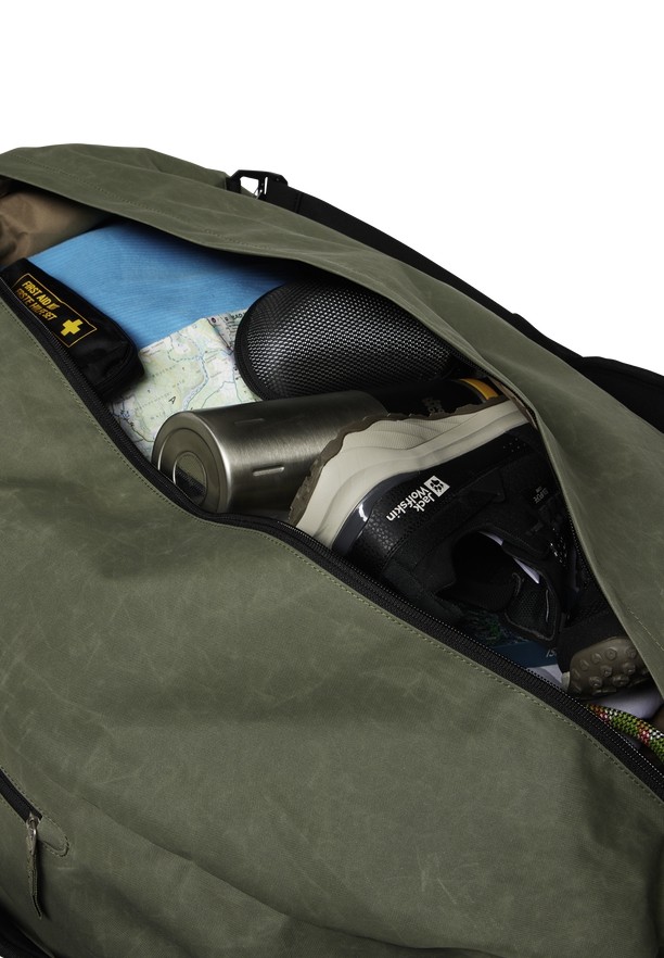 Olive Men Jack Wolfskin Traveltopia 85 Duffle Bags | 38263800