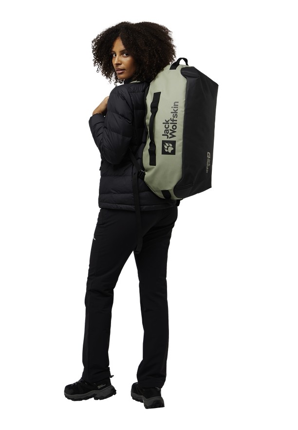 Olive Women Jack Wolfskin All-in 35 Duffle Bags | 81434213