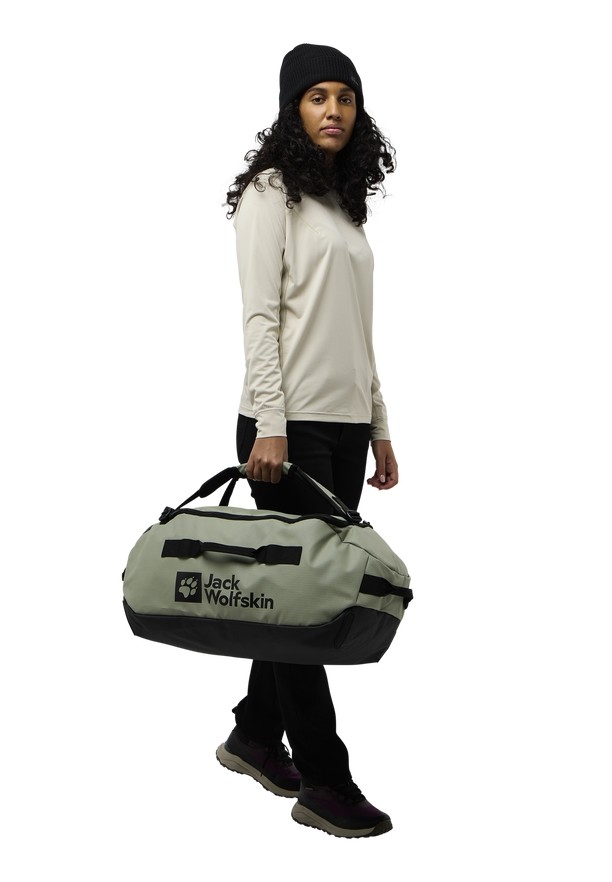 Olive Women Jack Wolfskin All-in 45 Duffle Bags | 39754146