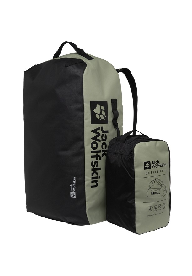 Olive Women Jack Wolfskin All-in 65 Duffle Bags | 31831389