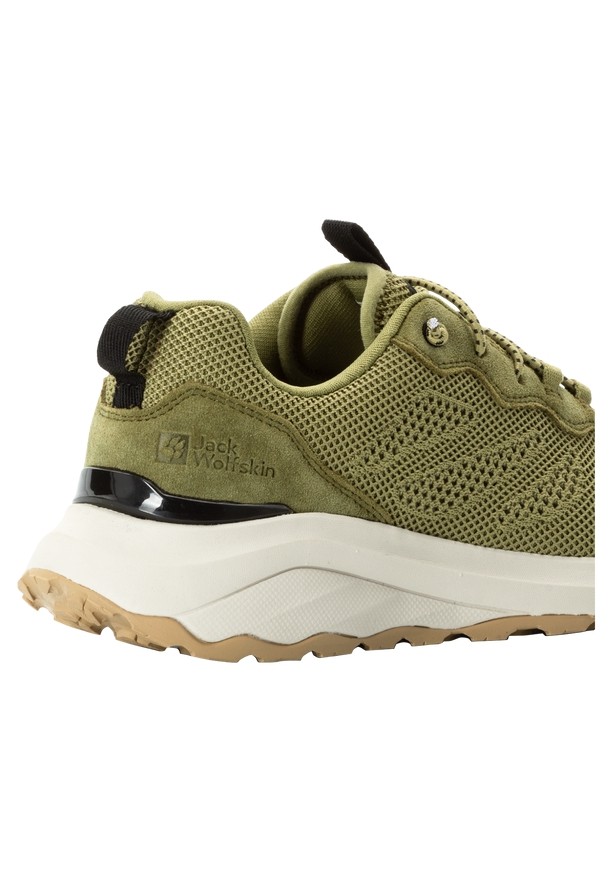 Olive Women Jack Wolfskin Dromoventure Knit Low Outdoor Shoes | 36525734