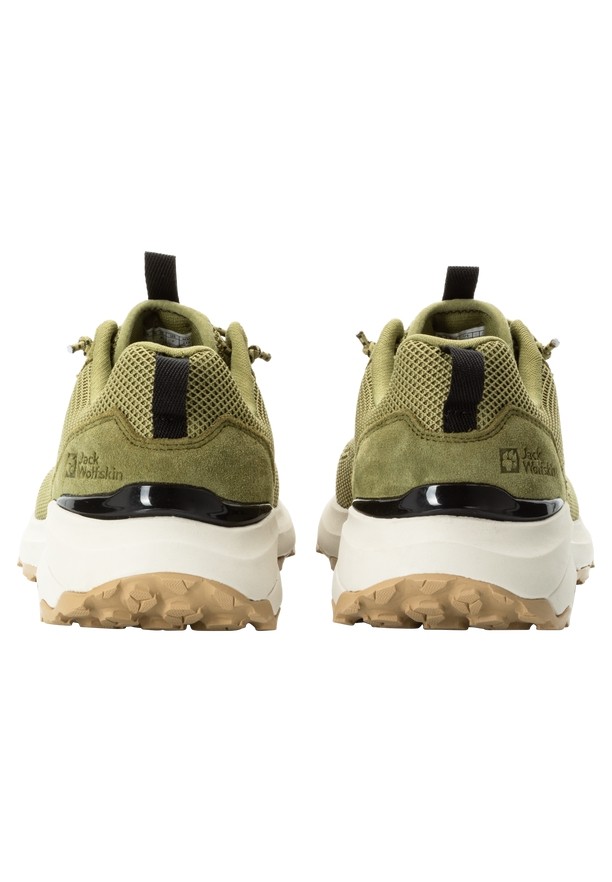 Olive Women Jack Wolfskin Dromoventure Knit Low Outdoor Shoes | 36525734