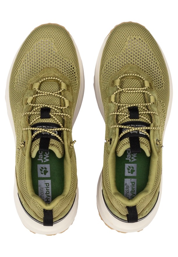 Olive Women Jack Wolfskin Dromoventure Knit Low Outdoor Shoes | 36525734