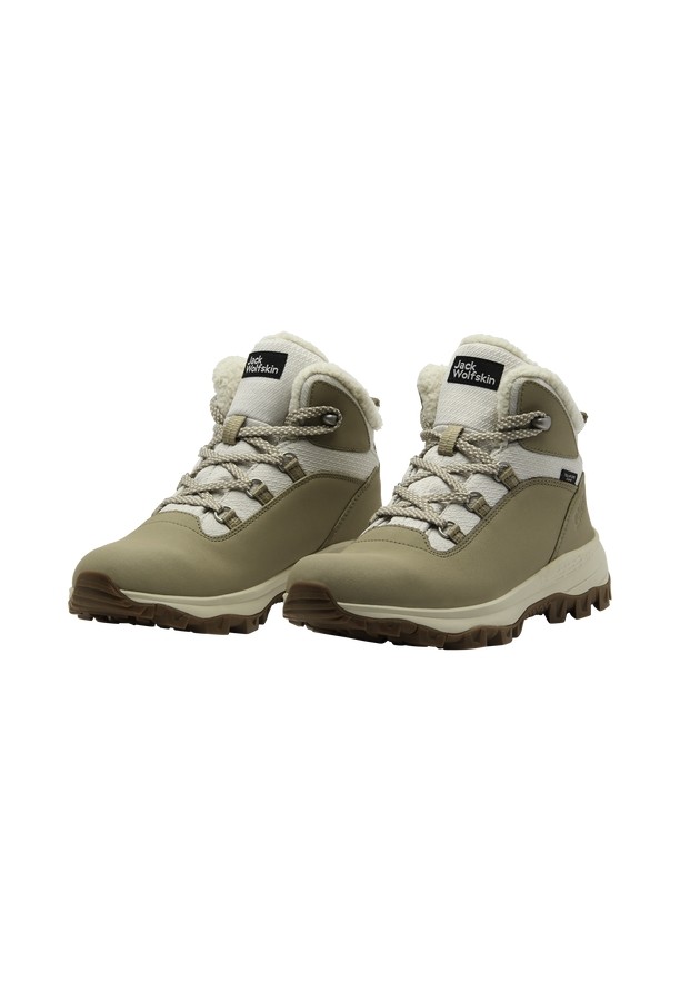 Olive Women Jack Wolfskin Everquest Texapore Mid Winter Shoes | 17779718