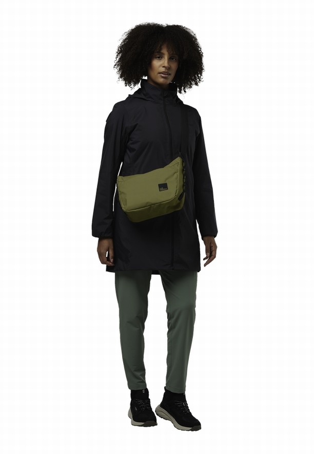 Olive Women Jack Wolfskin Honigberg Shoulder Bags | 90697227