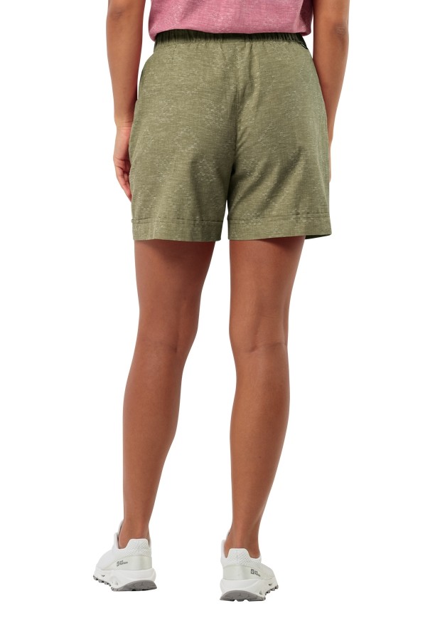 Olive Women Jack Wolfskin Karana Shorts | 13243367