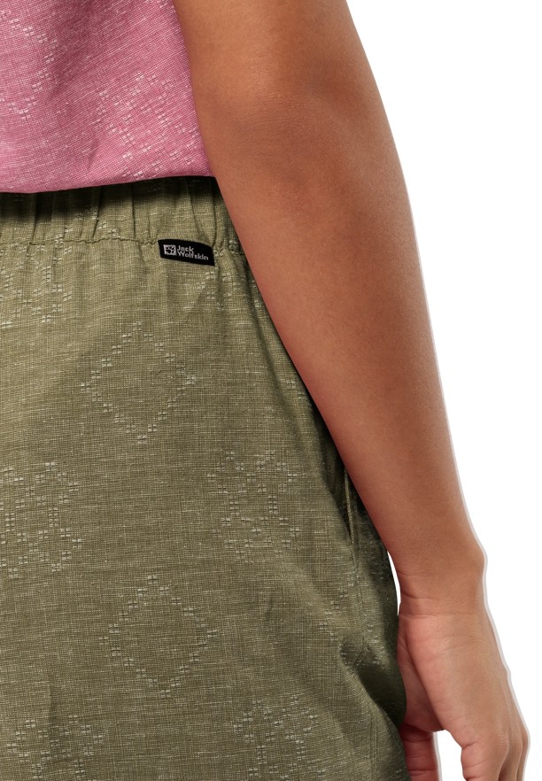 Olive Women Jack Wolfskin Karana Shorts | 13243367