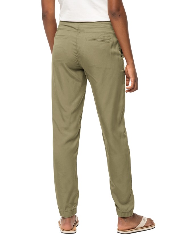 Olive Women Jack Wolfskin Mojave Pants | 19014905