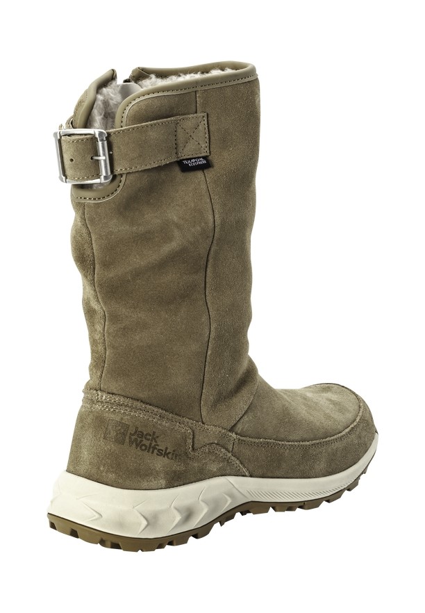 Olive Women Jack Wolfskin Queenstown Texapore Boot H Winter Boots | 43361092
