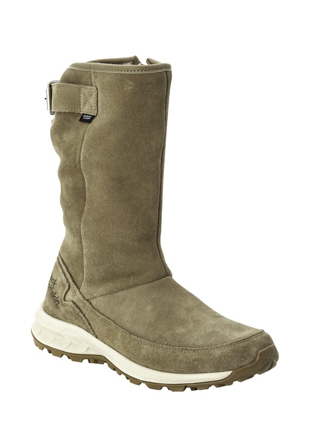 Olive Women Jack Wolfskin Queenstown Texapore Boot H Winter Boots | 43361092