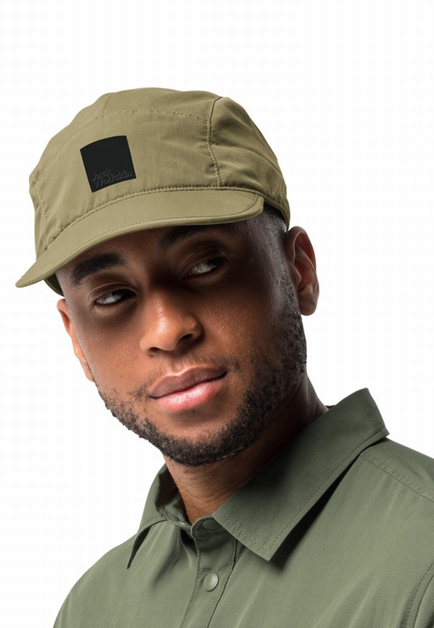 Olive Women Jack Wolfskin Road Trip Caps | 94876665