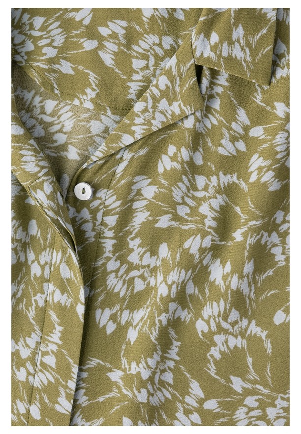 Olive Women Jack Wolfskin Sommerwiese Shirts | 39969087
