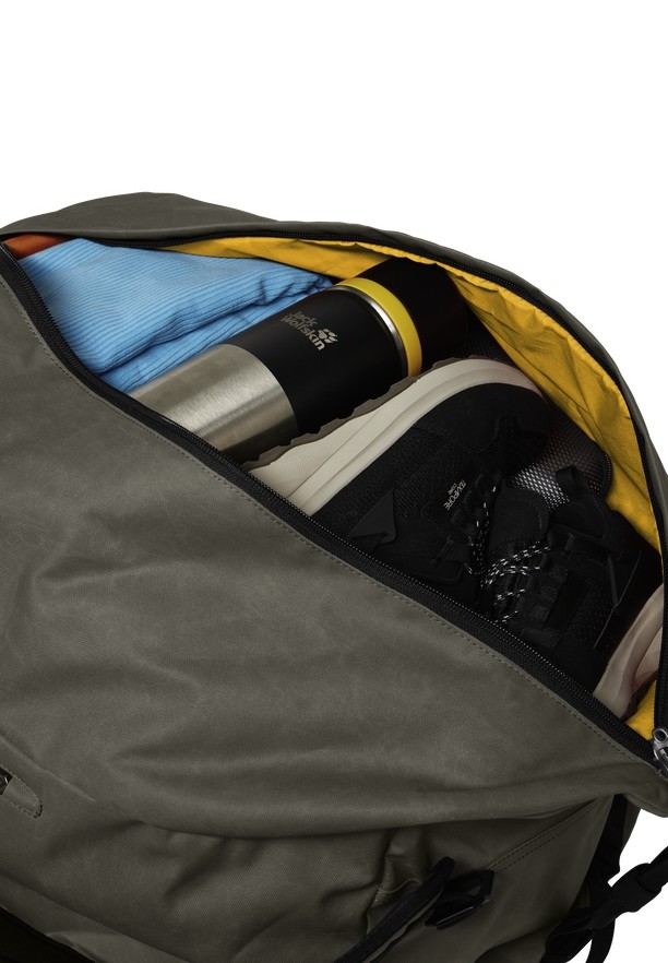 Olive Women Jack Wolfskin Traveltopia 65 Duffle Bags | 57931719