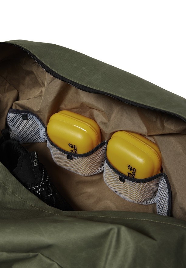 Olive Women Jack Wolfskin Traveltopia 85 Duffle Bags | 85359544