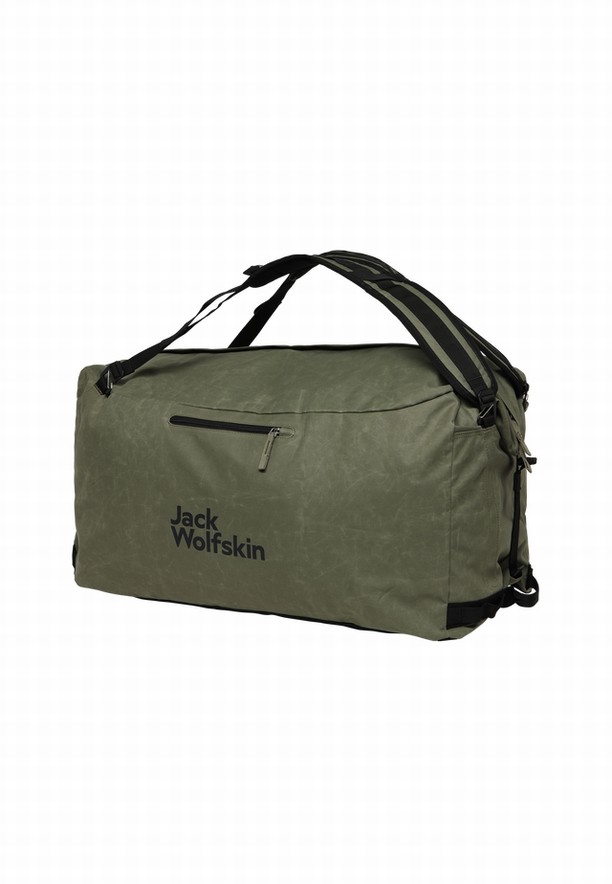 Olive Women Jack Wolfskin Traveltopia 85 Duffle Bags | 85359544