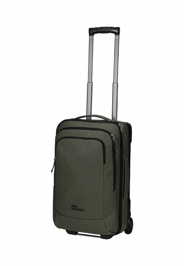 Olive Women Jack Wolfskin Traveltopia Wheeler 40 Suitcases | 31301454