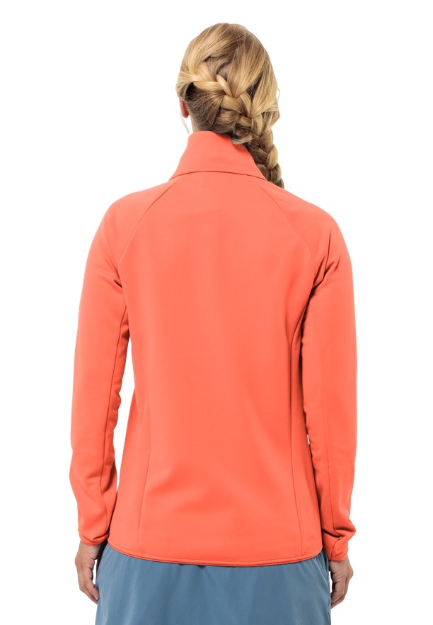 Orange Women Jack Wolfskin Alpgrat Fz Fleece Jackets | 35594982