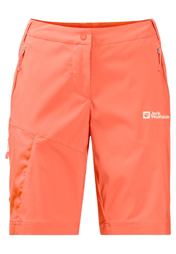 Orange Women Jack Wolfskin Glastal Shorts | 21922710