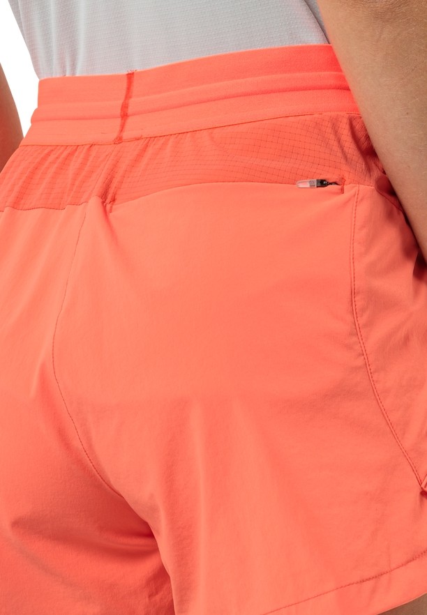 Orange Women Jack Wolfskin Prelight 2in1 Shorts | 87084824
