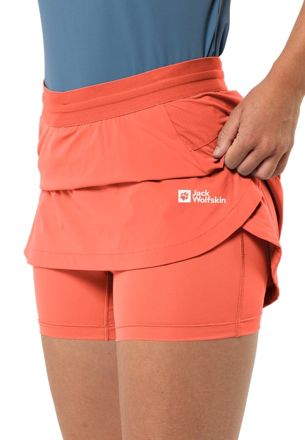 Orange Women Jack Wolfskin Prelight Chill Skorts | 98434347
