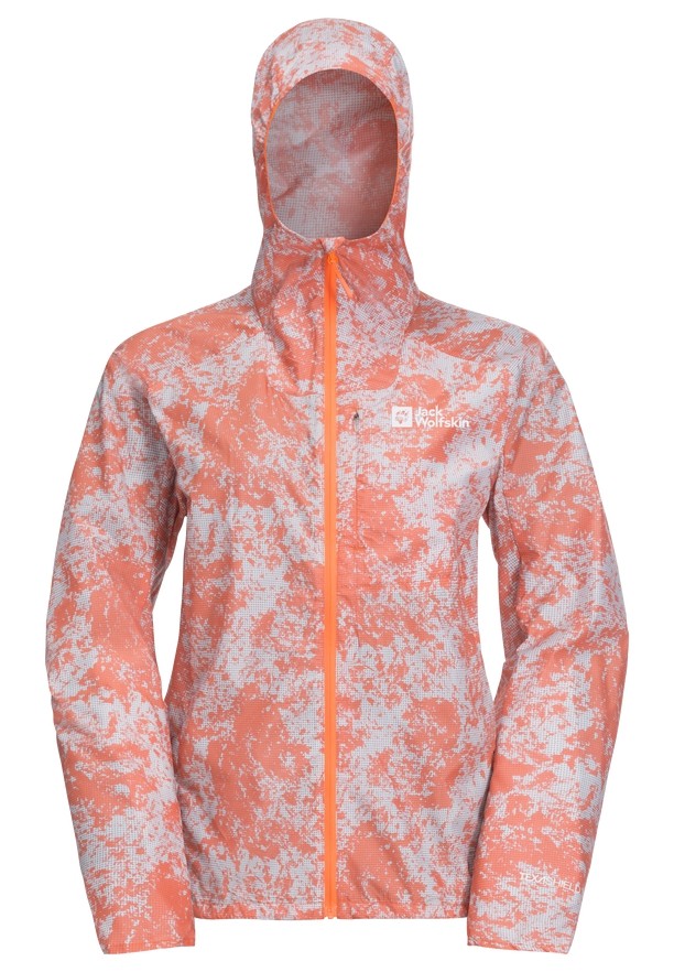 Orange Women Jack Wolfskin Prelight Wind Jackets | 79552950