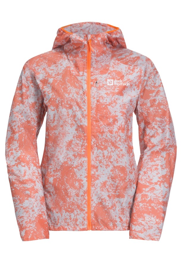 Orange Women Jack Wolfskin Prelight Wind Jackets | 79552950