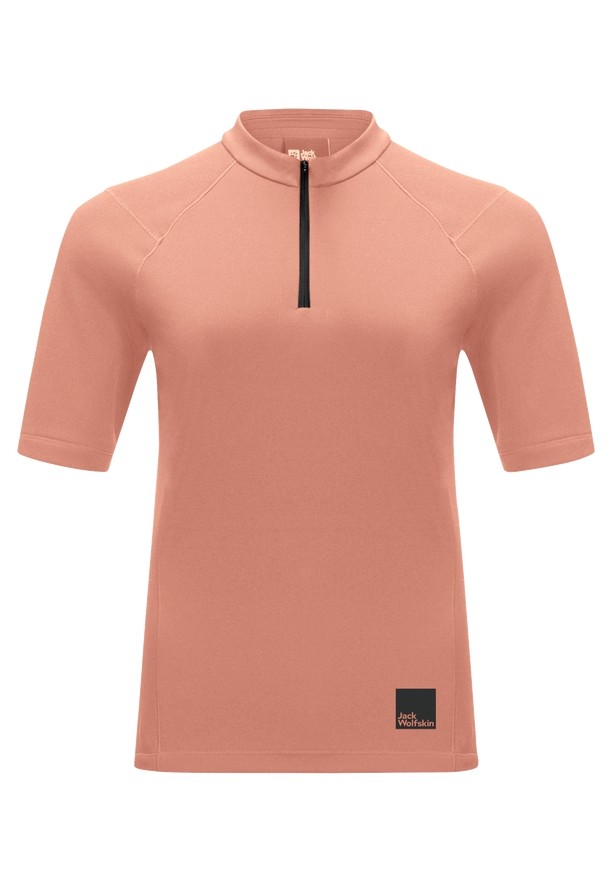 Pink Women Jack Wolfskin Bike Commute Hz T Shirts | 86332327