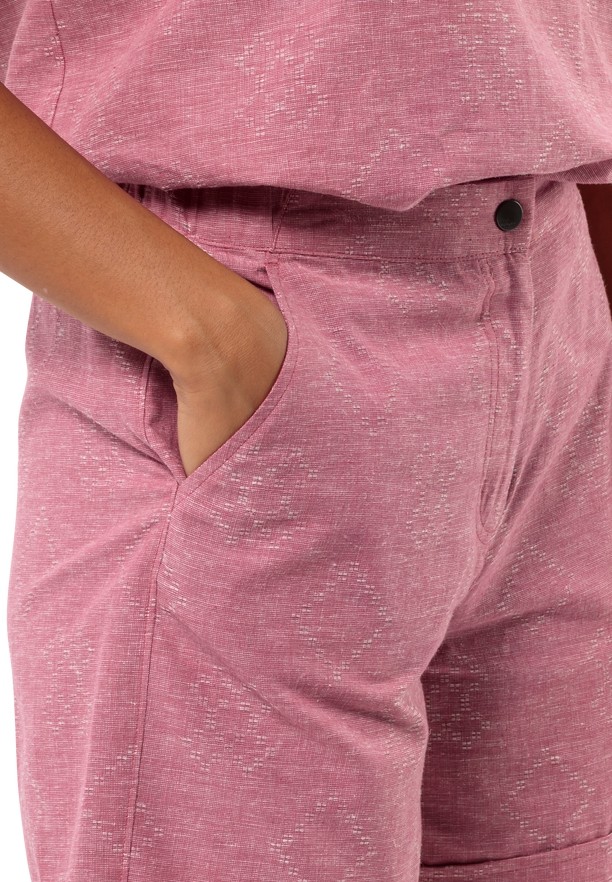 Pink Women Jack Wolfskin Karana Shorts | 77309861