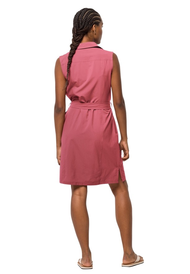 Pink Women Jack Wolfskin Sonora Dress | 28140531